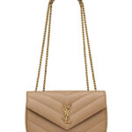 Saint Laurent Loulou Small In Matelasse Lambskin